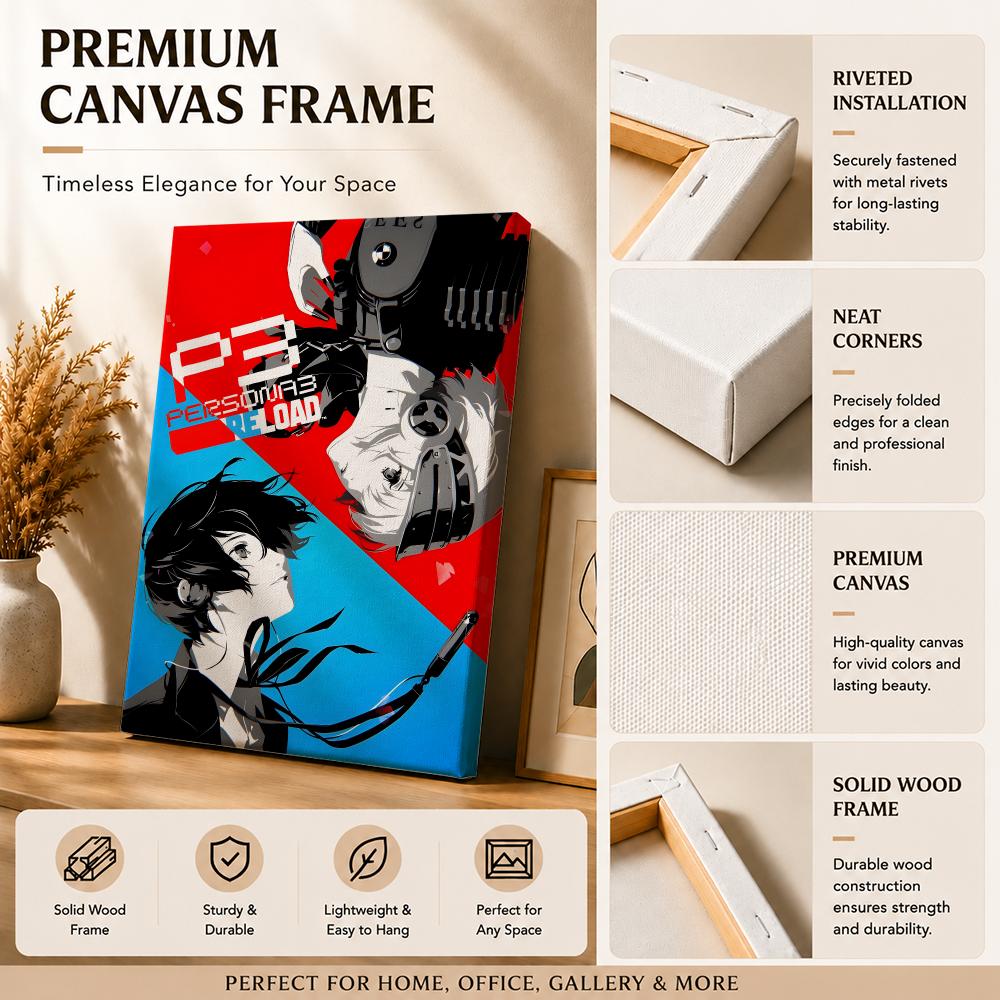 Video Game P-Persona 3 Paintin - Canvas Wrap Ready 评论和价格