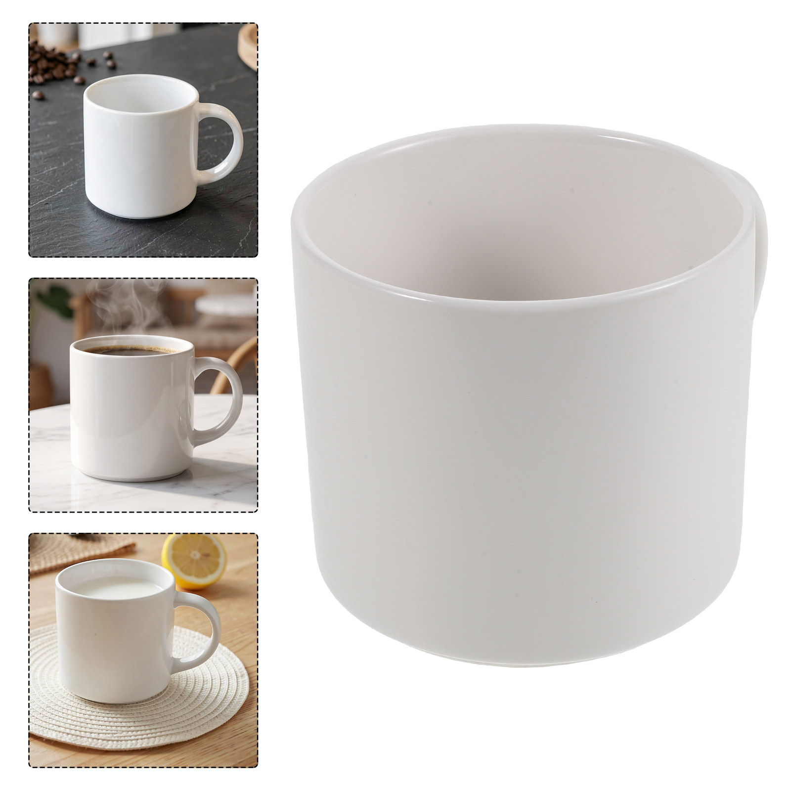 White Ceramic Coffee Mug 15 Oz - Sublimation Mug White 评论和价格