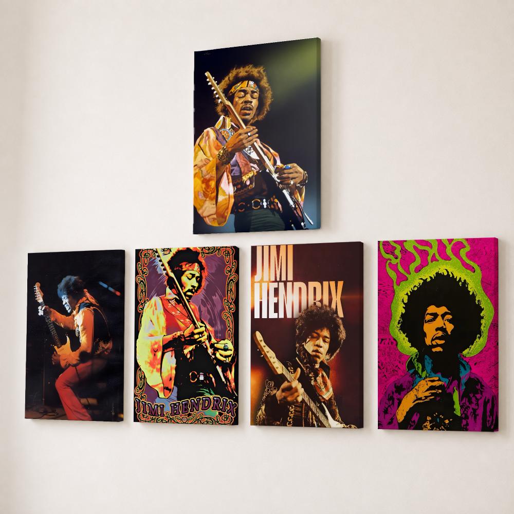 J-Jimi Hendrix Kraft Papper Pa - Canvas Wrap Ready 评论和价格
