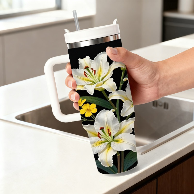 40Oz Stainless Steel Double-Wa - Sublimation Mug White 评论和价格