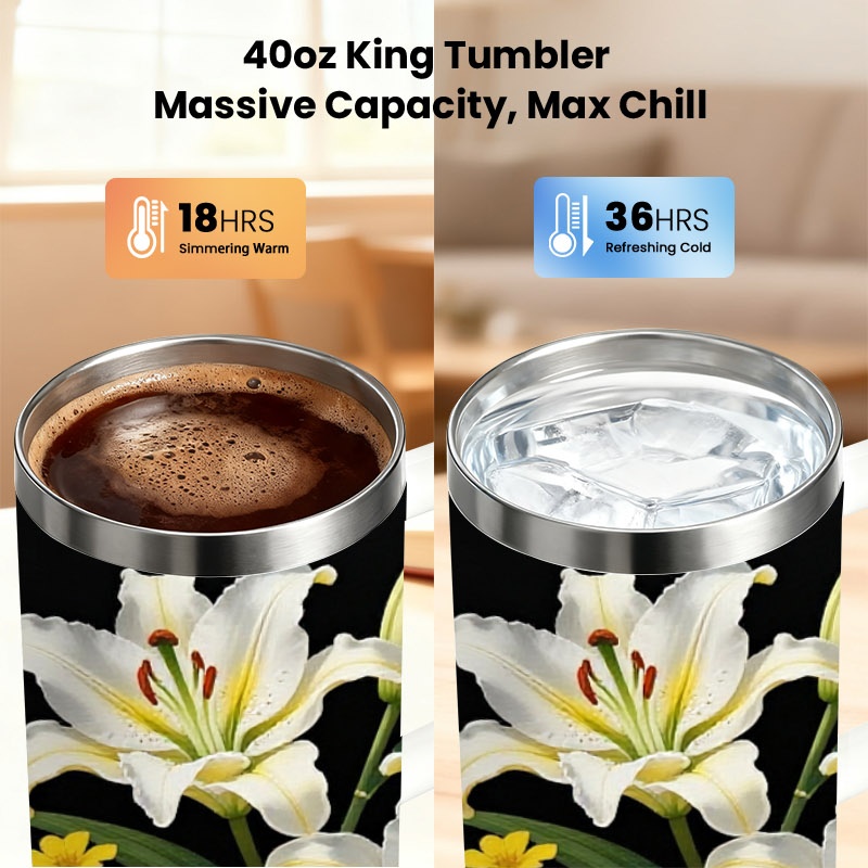 40Oz Stainless Steel Double-Wa - Sublimation Mug White 评论和价格