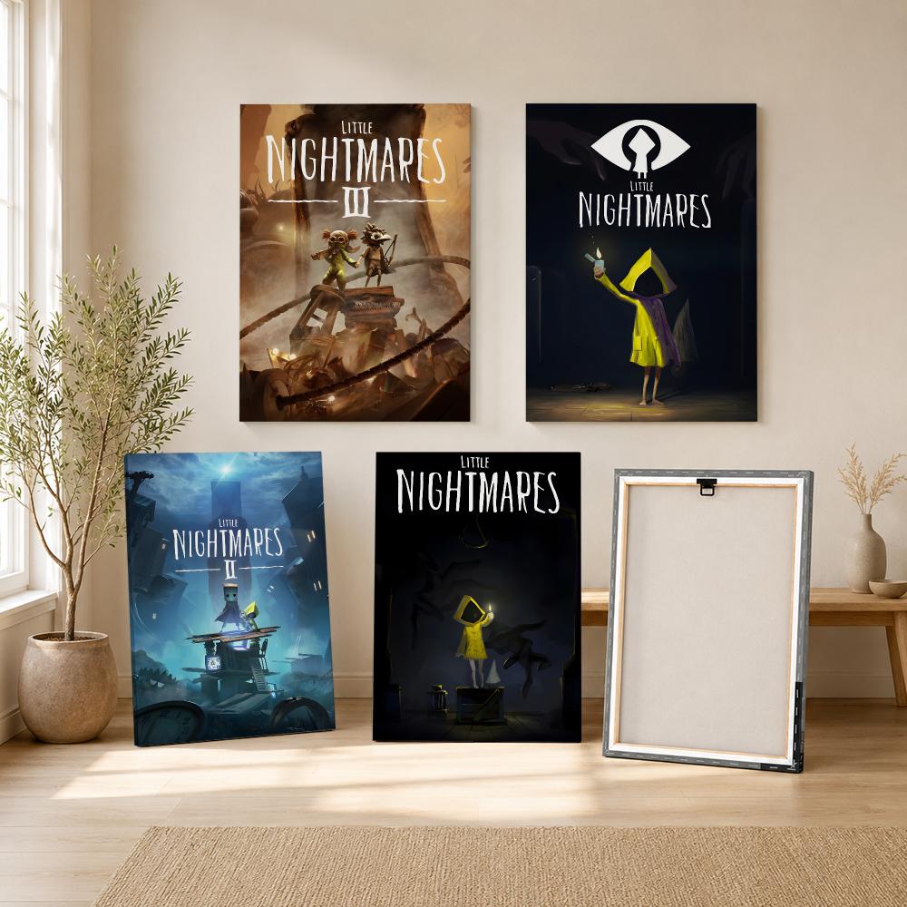 Game L-Little Nightmares Anime - Canvas Wrap Ready 评论和价格