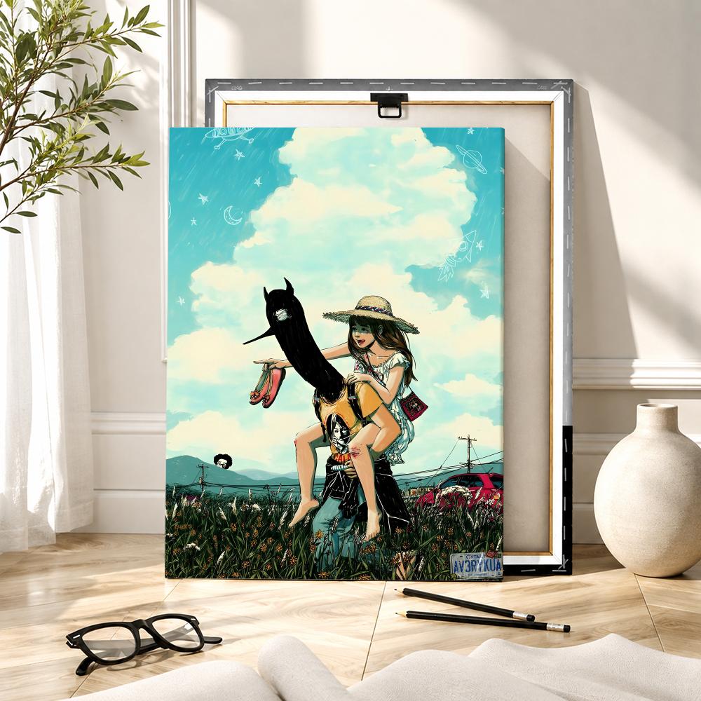 G-Goodnight Punpun Anime Paint - Canvas Wrap Ready 评论和价格
