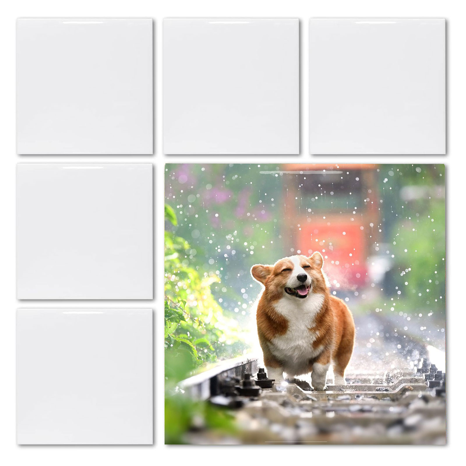 20pcs 4.25' X 4.25' Sublimatio - Ceramic Tile Blank 评论和价格