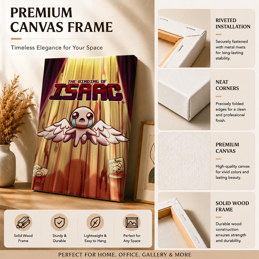 Game The B-Binding Of Isaac Pa - Canvas Wrap Ready 评论和价格