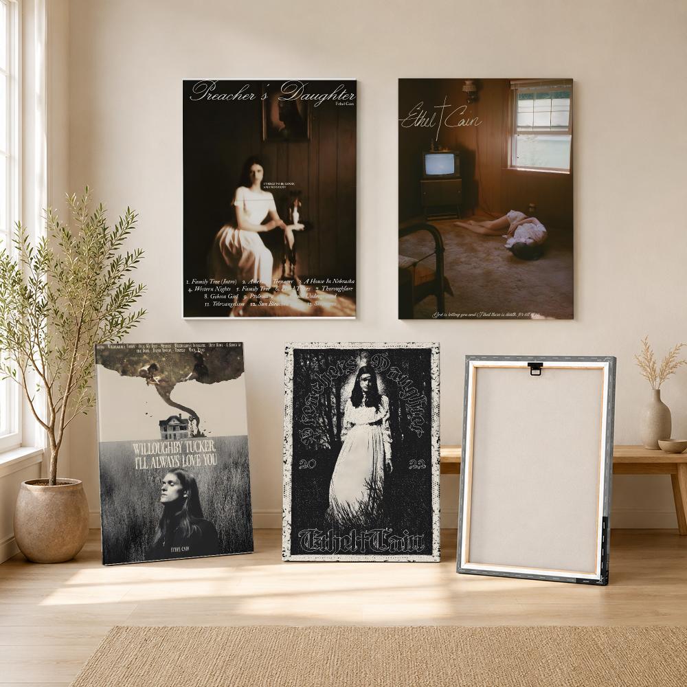 Singer E-Ethel Cain Painting C - Canvas Wrap Ready 评论和价格