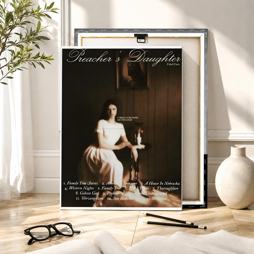 Singer E-Ethel Cain Painting C - Canvas Wrap Ready 评论和价格
