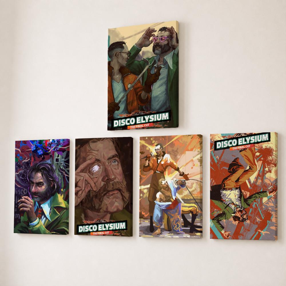 D-Disco Elysium Hot Video Game - Canvas Wrap Ready 评论和价格