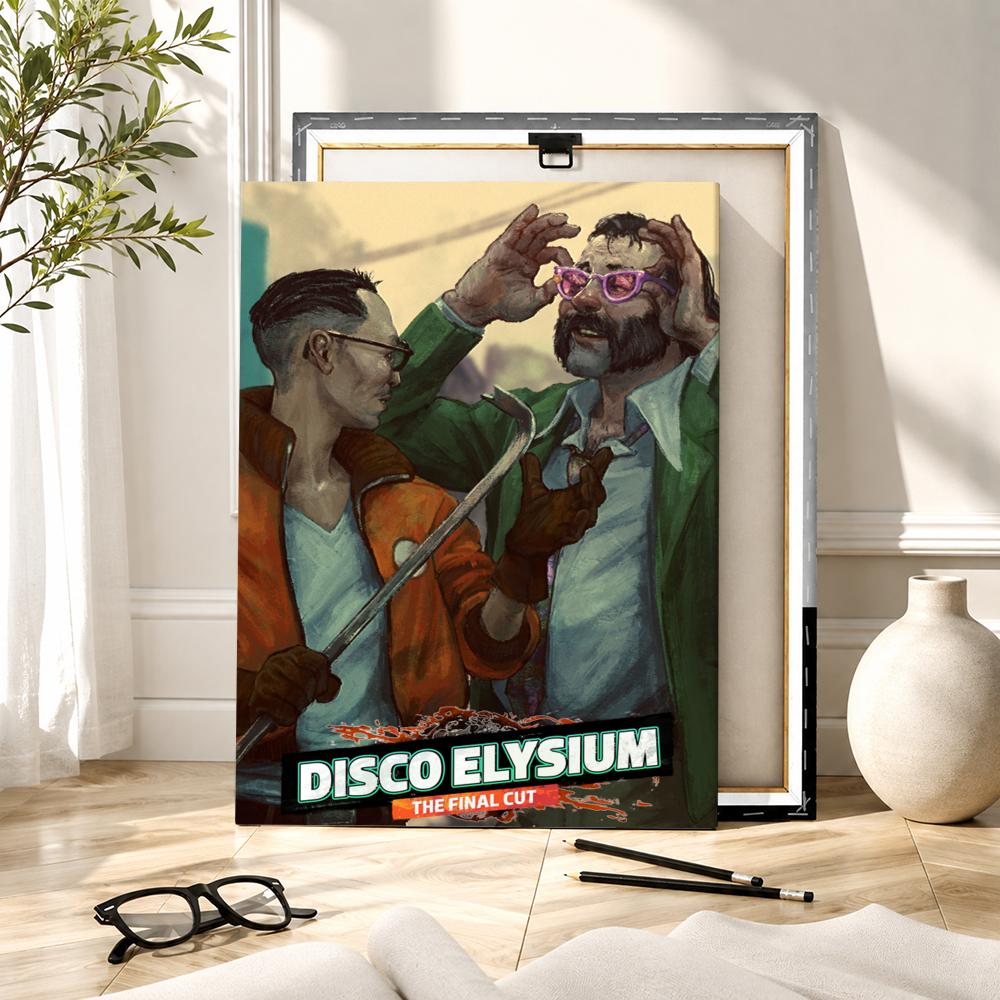 D-Disco Elysium Hot Video Game - Canvas Wrap Ready 评论和价格