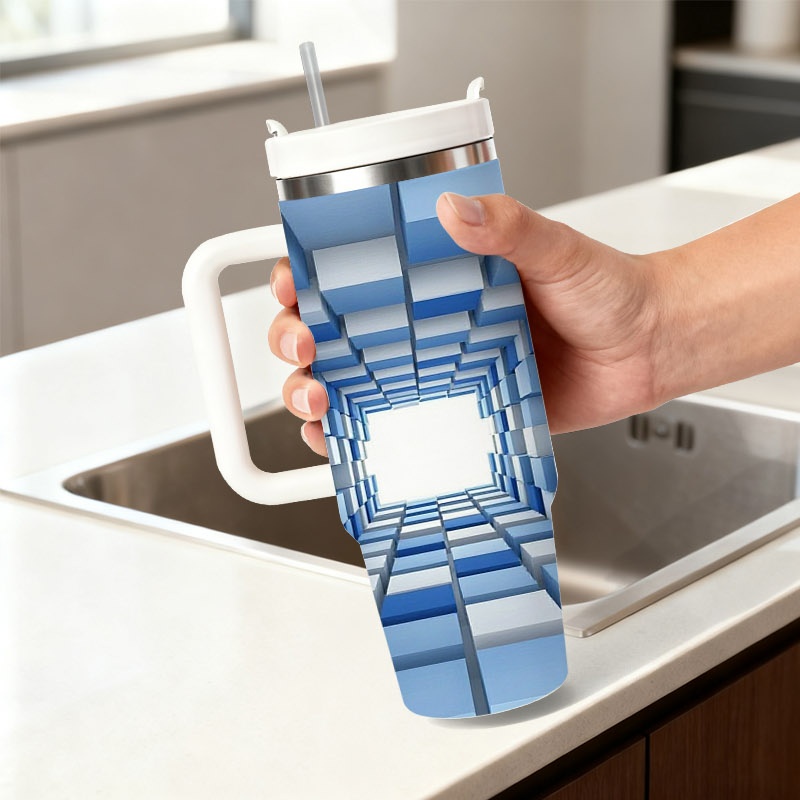 40 Oz Stainless Steel Double W - Sublimation Mug White 评论和价格