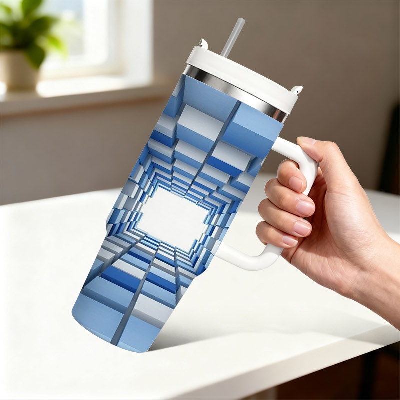40 Oz Stainless Steel Double W - Sublimation Mug White 评论和价格