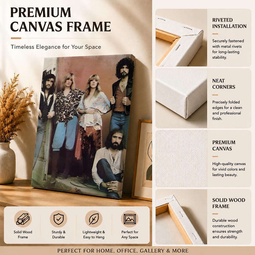 Rock Band F-Fleetwood Mac Pain - Canvas Wrap Ready 评论和价格