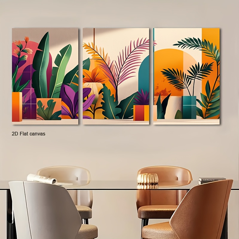 Frameless Canvas 3pcs Framed T - Canvas Wrap Ready 评论和价格